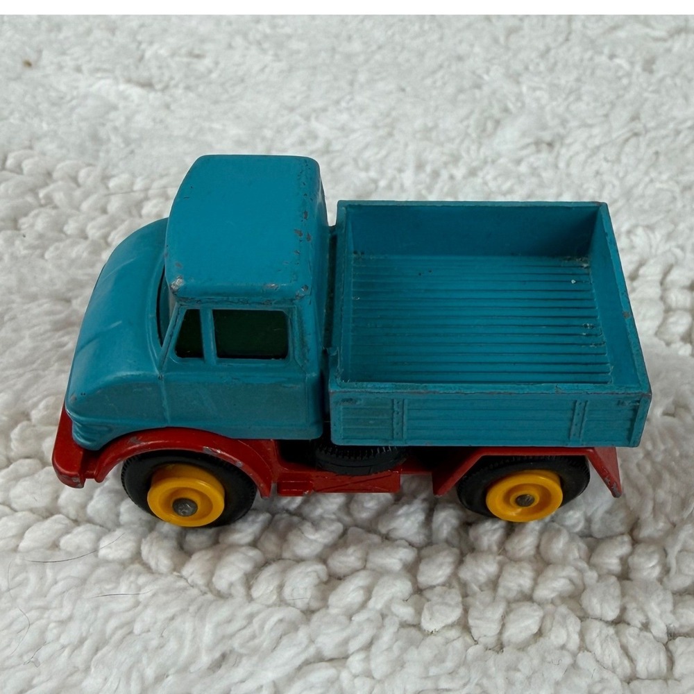 Matchbox Series Unimog No 49 Lesney Made in England Turquoise Red Vintage